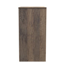 Ottawa Ready Assembled 3 Drawer Midi Deep Chest in White Matt & Vintage Oak