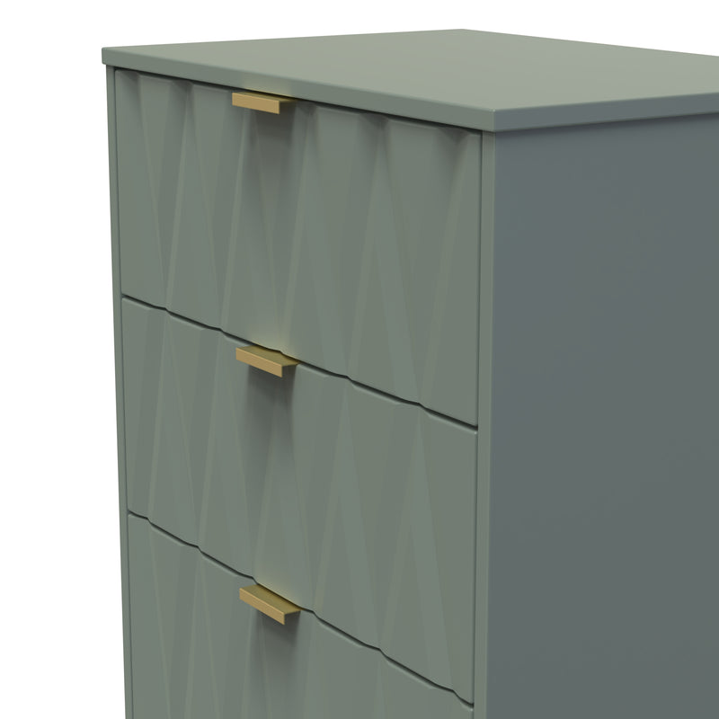 Ottawa Ready Assembled 4 Drawer Deep Midi Chest in Reed Green