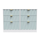 Ottawa Ready Assembled 6 Drawer Wide Chest in Duck & White Matt