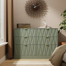 Ottawa Ready Assembled 6 Drawer Wide Chest in Reed Green