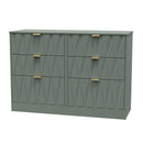 Ottawa Ready Assembled 6 Drawer Wide Chest in Reed Green