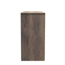 Ottawa Ready Assembled 6 Drawer Wide Chest in White Matt & Vintage Oak