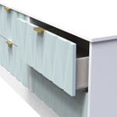 Ottawa Ready Assembled 4 Drawer Bed Box in Duck & White Matt