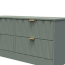 Ottawa Ready Assembled 4 Drawer Bed Box in Reed Green