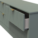 Ottawa Ready Assembled 4 Drawer Bed Box in Reed Green