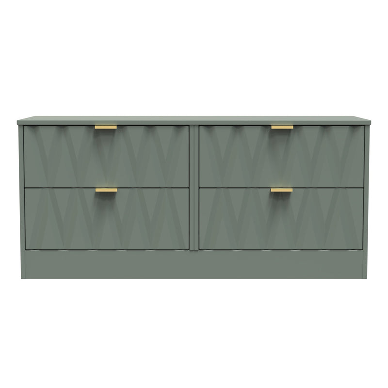 Ottawa Ready Assembled 4 Drawer Bed Box in Reed Green