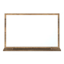 Ottawa Ready Assembled Large Mirror in Vintage Oak