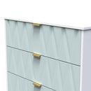 Ottawa Ready Assembled 3 Drawer Deep Chest in Duck & White Matt