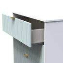 Ottawa Ready Assembled 3 Drawer Deep Chest in Duck & White Matt