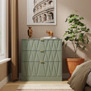 Ottawa Ready Assembled 3 Drawer Deep Chest in Reed Green