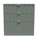 Ottawa Ready Assembled 3 Drawer Deep Chest in Reed Green