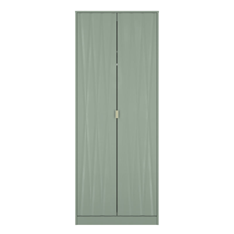 Ottawa Ready Assembled 2 Door Wardrobe in Reed Green