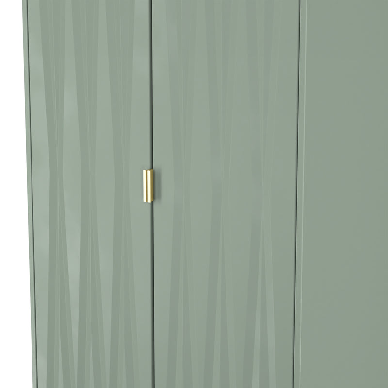 Ottawa Ready Assembled 2 Door Wardrobe in Reed Green