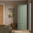Ottawa Ready Assembled 2 Door 2 Drawer Wardrobe in Reed Green