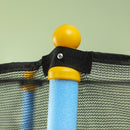 HOMCOM Trampoline For Kids W/Enclosure Net Built-in Zipper 3-10 Year