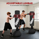 SPORTNOW Freestanding Punching Bag, 175cm Boxing Bag with Stand, Hand Wrap