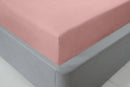 Lyla Fitted Sheet in Blush Pink