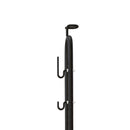 SPORTNOW Vertical & Horizontal Bike Rack Fits 6"-28" And 700c Bikes, Black