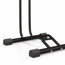 SPORTNOW Vertical & Horizontal Bike Rack Fits 6"-28" And 700c Bikes, Black