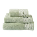 D & D Lacie Hand Towel in Steel/Sage
