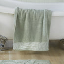 D & D Lacie Hand Towel in Steel/Sage