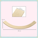 AIYAPLAY Kids Wooden Balance Board for Children, for 3-8 Years Old, Natural