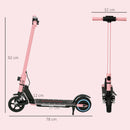 SPORTNOW Folding Electric Scooter W/ LED Lights And Display