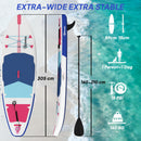 Outsunny Inflatable Stand Up Paddle Board For Adults, Max Load 160KG