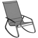 Outsunny Garden Rocking Chair With Armrests, High Back