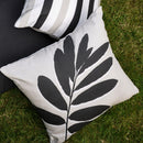 Fusion Leaf Print Filled Cushion in Natural