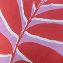 Fusion Leaf Print Filled Cushion in Pink