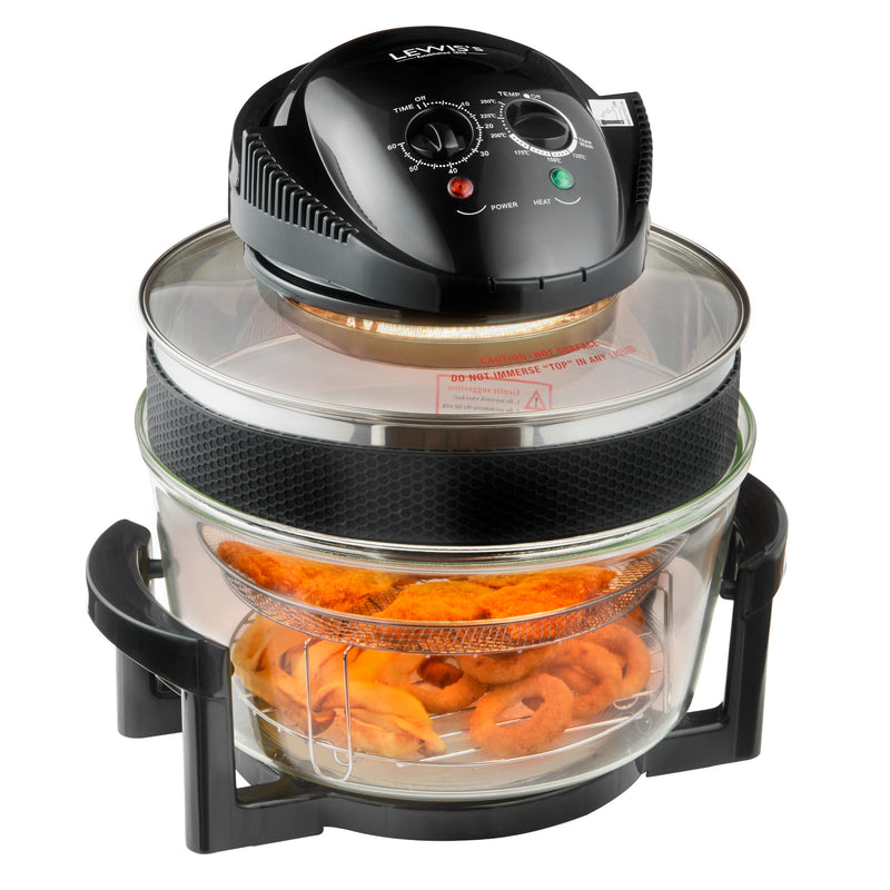 Lewis's Halogen Air Fryer - 17 Litre - Black