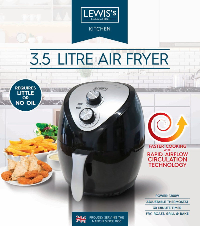 Lewis's 3.5L Compact Air Fryer