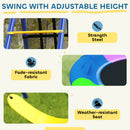 AIYAPLAY 6 in 1 Kids Swing Set with 3 Swings, Climbing Net and Ladder