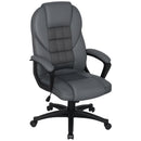 HOMCOM Executive Office Chair with High Back, Computer Chair, Charcoal Grey