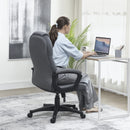 HOMCOM Executive Office Chair with High Back, Computer Chair, Charcoal Grey