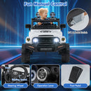 12V 7Ah Licensed Toyota FJ Cruiser Electric Car with Remote Control-White
