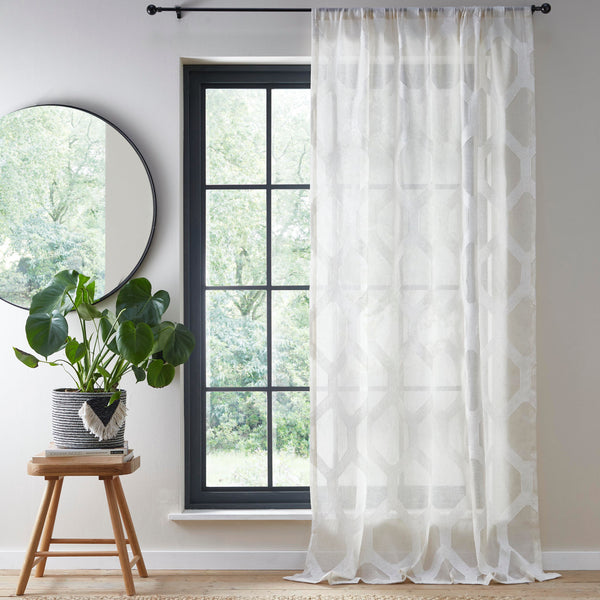 Fusion Linara Voile Panel in Natural