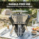 Outsunny Charcoal BBQ Grill Portable With Tilting Grate Black