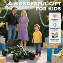 AIYAPLAY Pedal Go Kart with Automatic Clutch, for Ages 3-6 Years