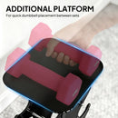 SPORTNOW Hex Dumbbells Set With Dumbbell Rack, 1kg, 2kg, 3kg, 4kg Set