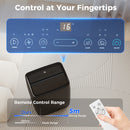 HOMCOM 12,000 BTU Portable Air Conditioner Unit With Remote, 24H Timer