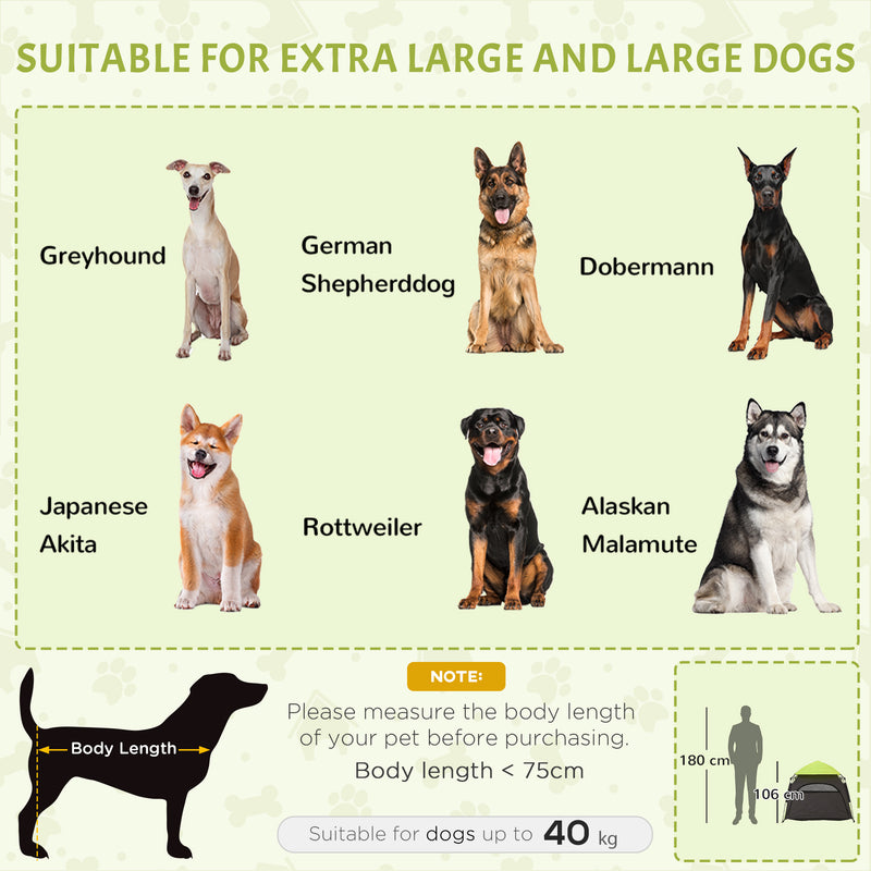 PawHut Foldable Dog Cat Tent With Waterproof Oxford Cloth, Carry Bag