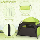PawHut Foldable Dog Cat Tent With Waterproof Oxford Cloth, Carry Bag