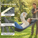 Outsunny Cotton Hammock, Soft Portable Swing Chair w/ Headrest