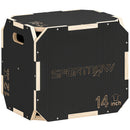 SPORTNOW Non-Slip Plyo Box, Corner-free Wooden Jump Box