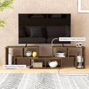 HOMCOM TV Unit for TVs up to 75 Inches, Free Combination TV Stand