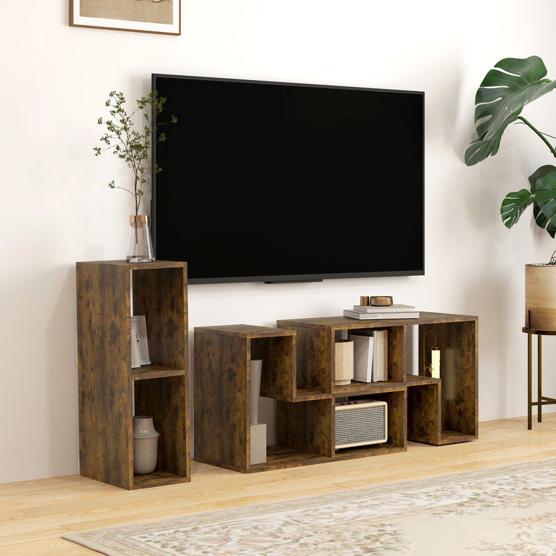 HOMCOM TV Unit for TVs up to 75 Inches, Free Combination TV Stand