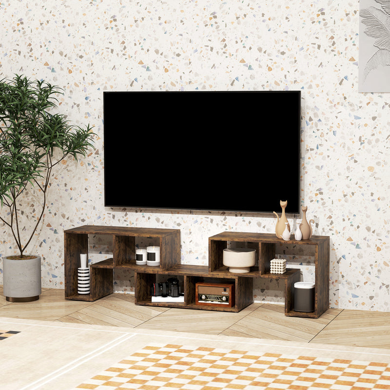 HOMCOM TV Unit for TVs up to 75 Inches, Free Combination TV Stand