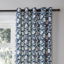 Fusion Luna Eyelet Curtains in Teal